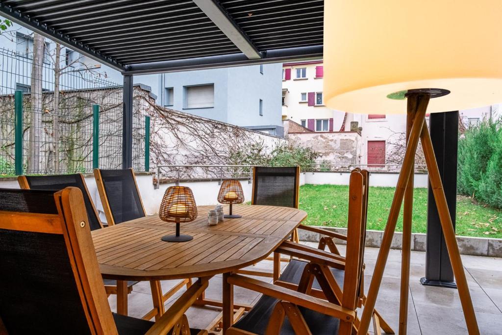 Appartement Cosy Jardin Et Terrasse Strasbourg Bagian luar foto